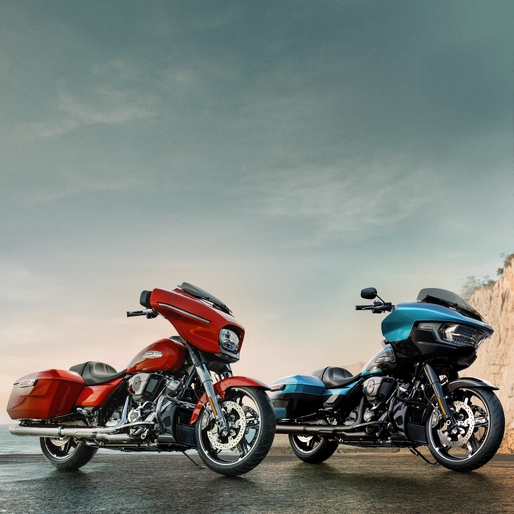 2026 Harley-Davidson Grand American Touring Motorcycle Models Street Glide and Road Glide