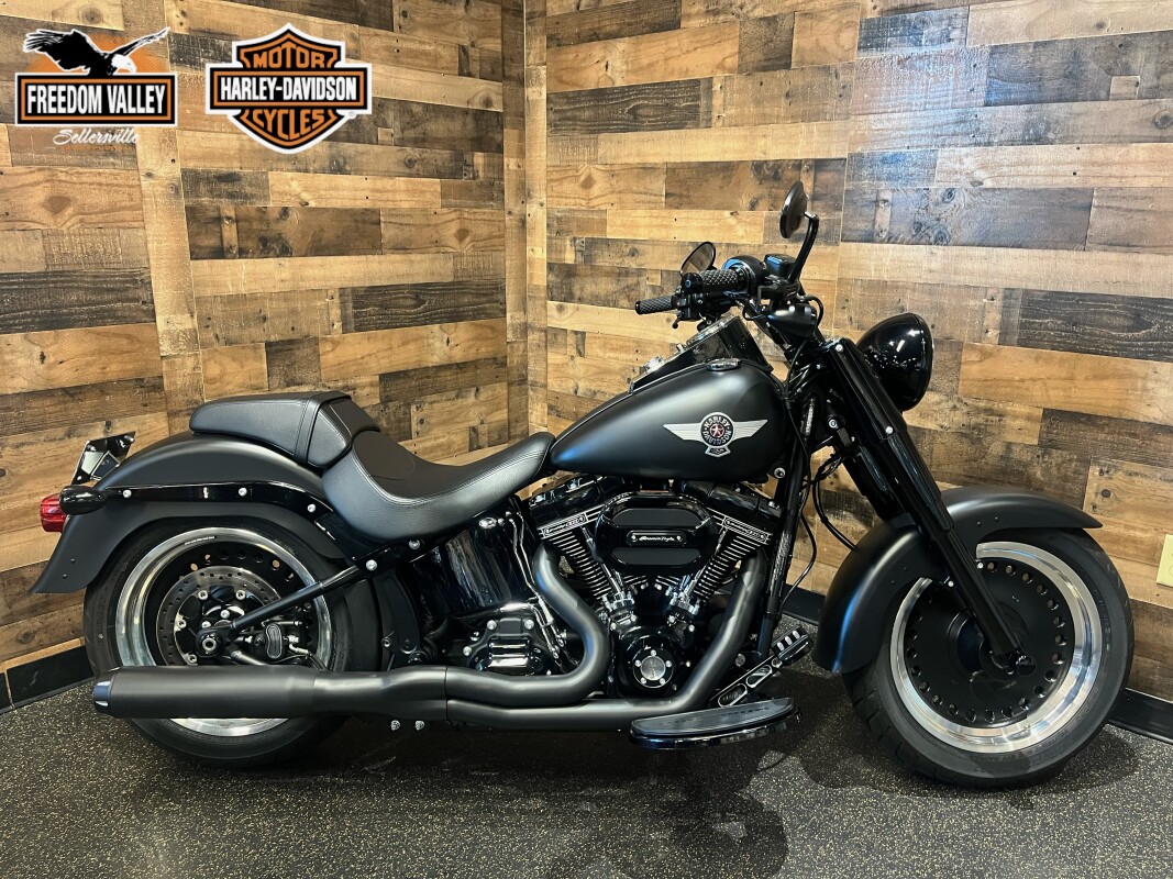 2016 Harley-Davidson Fat Boy S Black Denim FLSTFBS