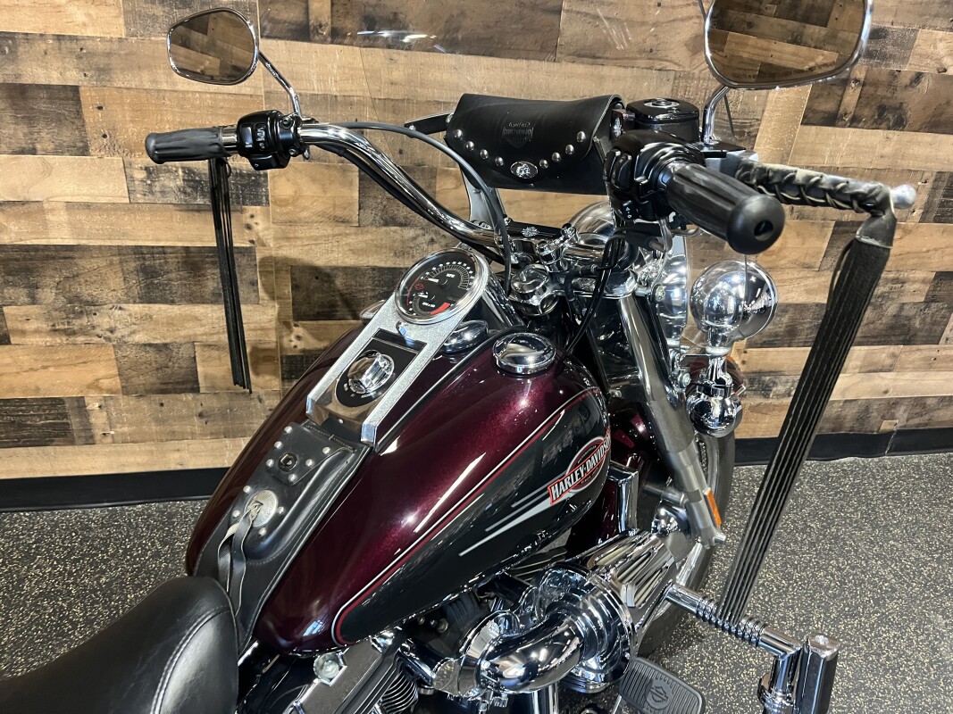 2006 Harley-Davidson Heritage Softail Classic Two-Tone Black Cherry and Black Pearl FLSTC - Photo 5