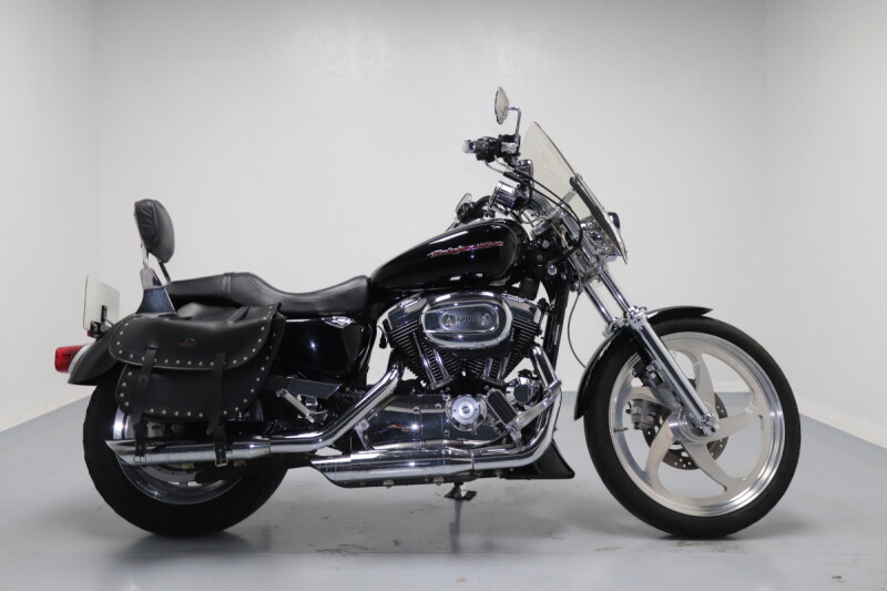 2004 Harley-Davidson® 1200 Custom Black Denim & Vivid Black