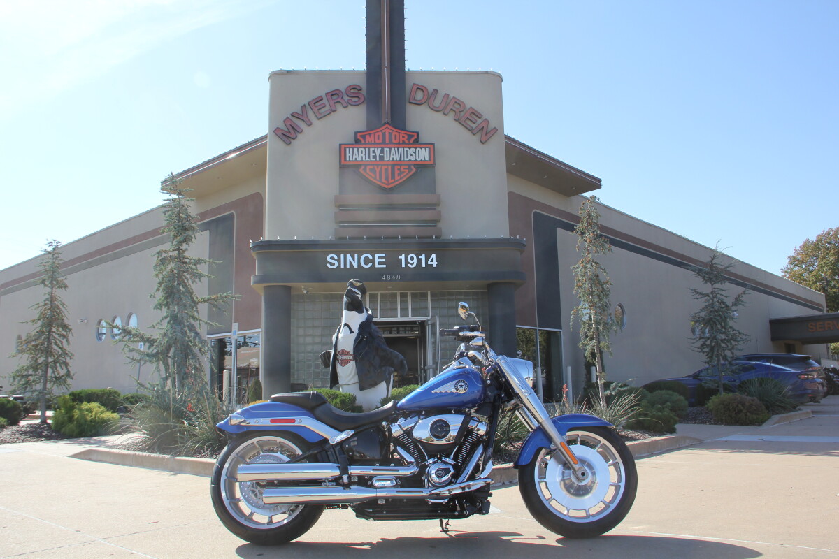2025 Harley-Davidson Fat Boy Blue Burst