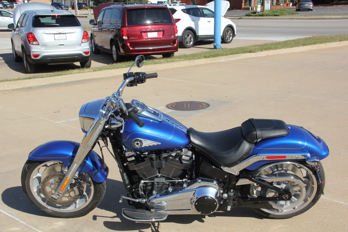 2025 Harley-Davidson Fat Boy Blue Burst - Photo 3