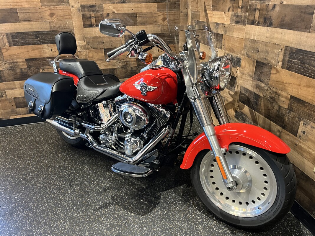 2011 Harley-Davidson Fat Boy Scarlet Red FLSTF - Photo 2