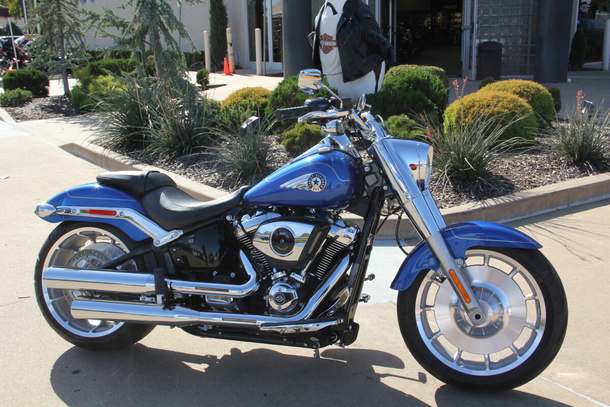 2025 Harley-Davidson Fat Boy Blue Burst - Photo 4