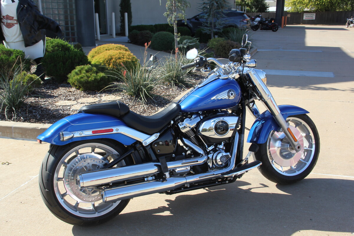 2025 Harley-Davidson Fat Boy Blue Burst - Photo 5