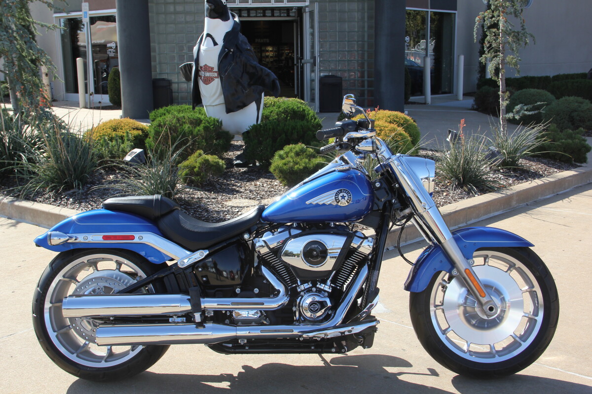 2025 Harley-Davidson Fat Boy Blue Burst - Photo 2