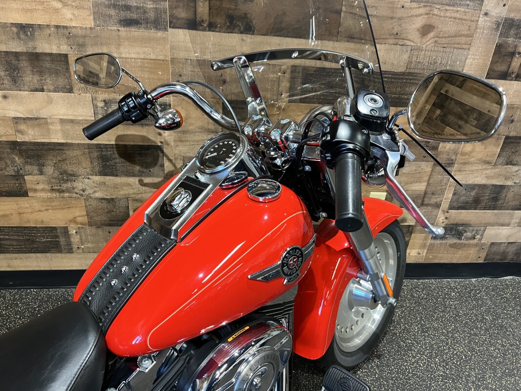 2011 Harley-Davidson Fat Boy Scarlet Red FLSTF - Photo 5