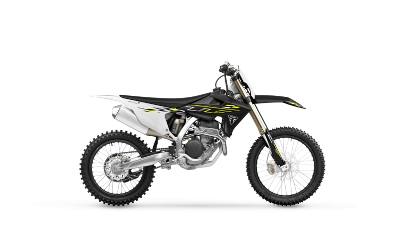  2026 TRIUMPH TF 250 X - JET BLACK/PURE WHITE