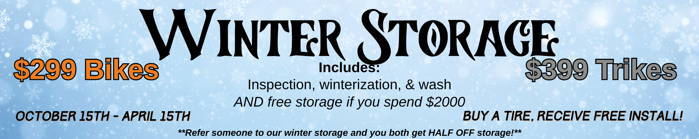 Winter Storage