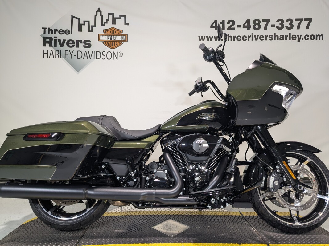 Harley-Davidson レディーM値下げ New 2026 Harley-Davidson® Road Glide™ Olive Steel Metallic / Vivid