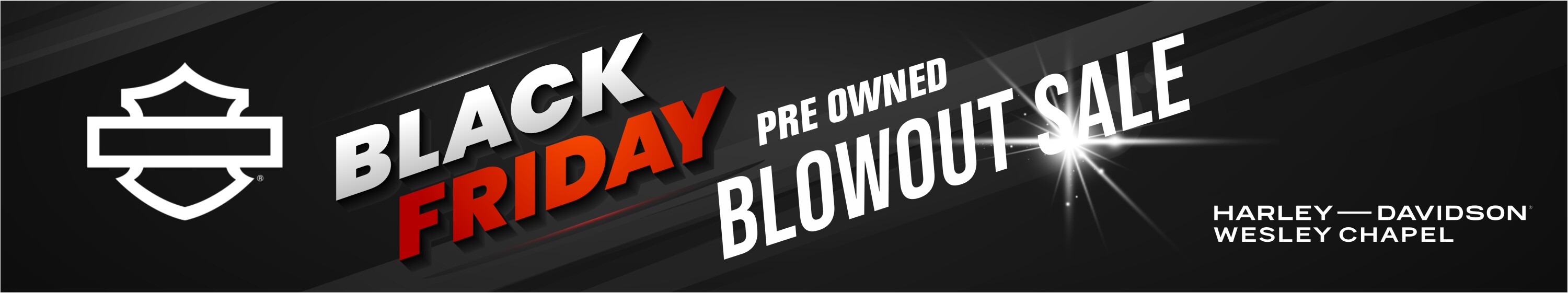 Black Friday Pre-Owned Motorcycles Blowout Sale