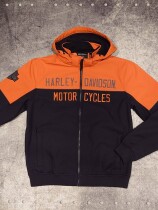 JACKET-KNIT,BLACK/ORANGE COL
