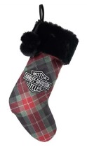 Holiday Plaid Stocking