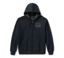 Men's Plaid Lined Zip Hoodie