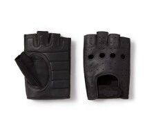 Men's H-D® Fingerless Leather Riding Gloves