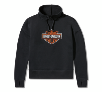 Women's Essential Bar & Shield Funnel Neck Pullover