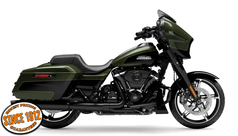 2026 Harley-Davidson® Street Glide® Olive Steel Metallic / Vivid Black - Black