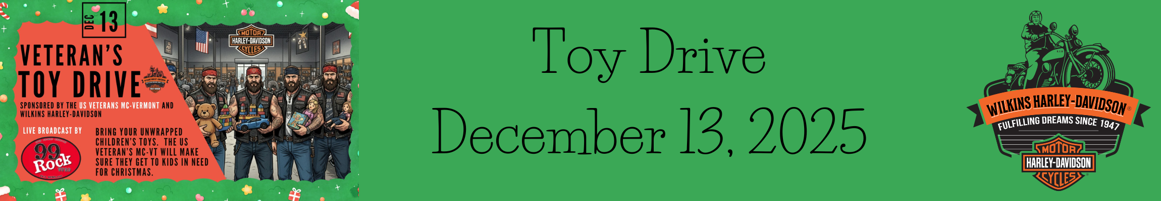 US Veterans MC-Vermont Toy Drive, December 13, 2025