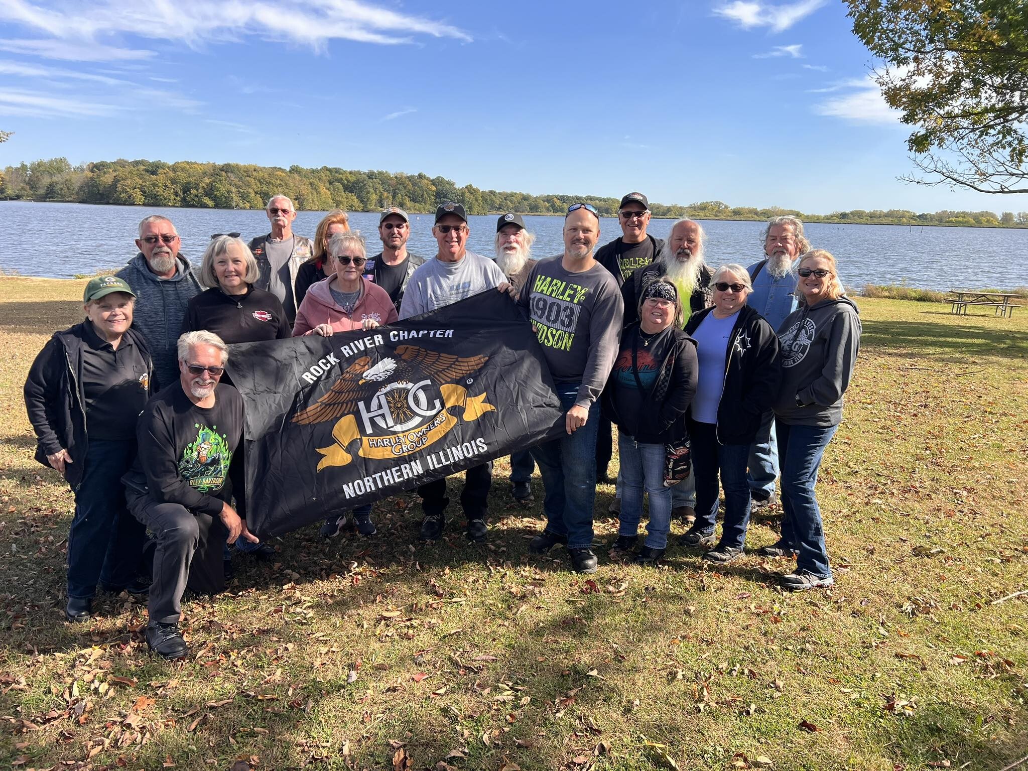 Rock River HOG members out on a group ride