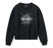 Ženska majica  Serpent Rose Bling Fleece