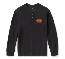 Men's Racer Font Henley