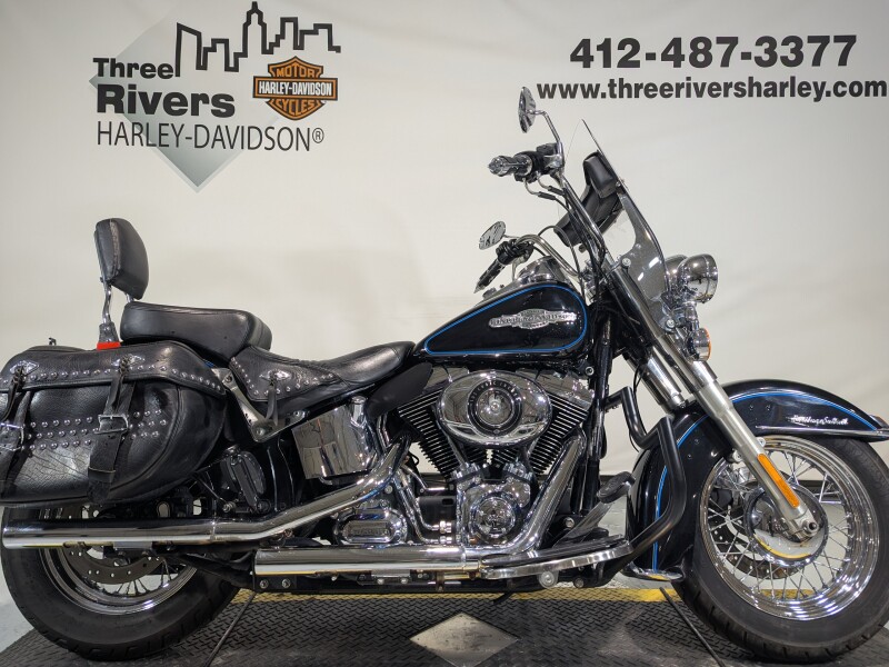 2013 Heritage Softail Classic Shrine SOLID BLACK PEACE OFFICER