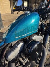 Sportster 48 lots of extras Hard Candy Cancun Blue Flake thumb 2
