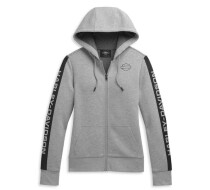 Women's Sleeve Logo Zip Hoodie