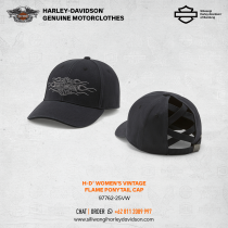Harley-Davidson® Women's Vintage Flame Ponytail Cap