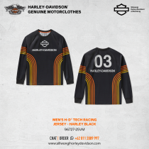 Men's H-D® TECH Racing Jersey - Harley Black