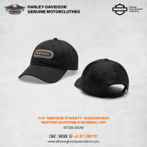 Harley-Davidson® Heritage 9TWENTY® Shadowtech Heather Adjustable Baseball Hat
