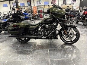 2026 Street Glide in Olive STL MTL/BLK finish thumb 2