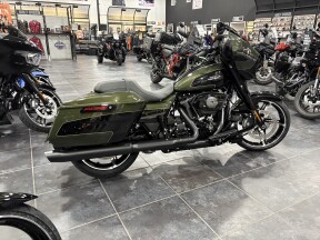 2026 Street Glide in Olive STL MTL/BLK finish thumb 1