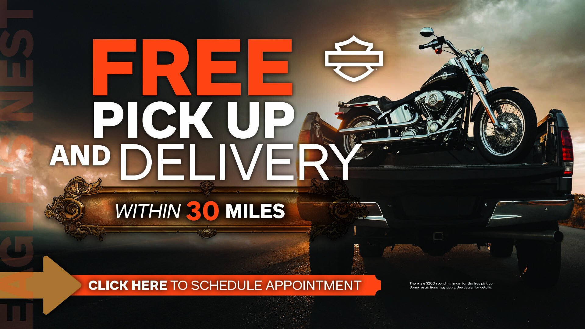Free Pickup & Delivery Service | Eagle's Nest Harley-Davidson – 30