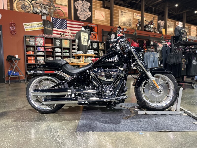 Harley-Davidson® Fat Boy® 2025 FLFB VIVID BLACK W/ PINSTRIPE