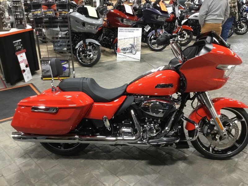 2026 Harley-Davidson® Road Glide® Blood Orange Chrome Trim-add for Day Tripper Pkg Installed 