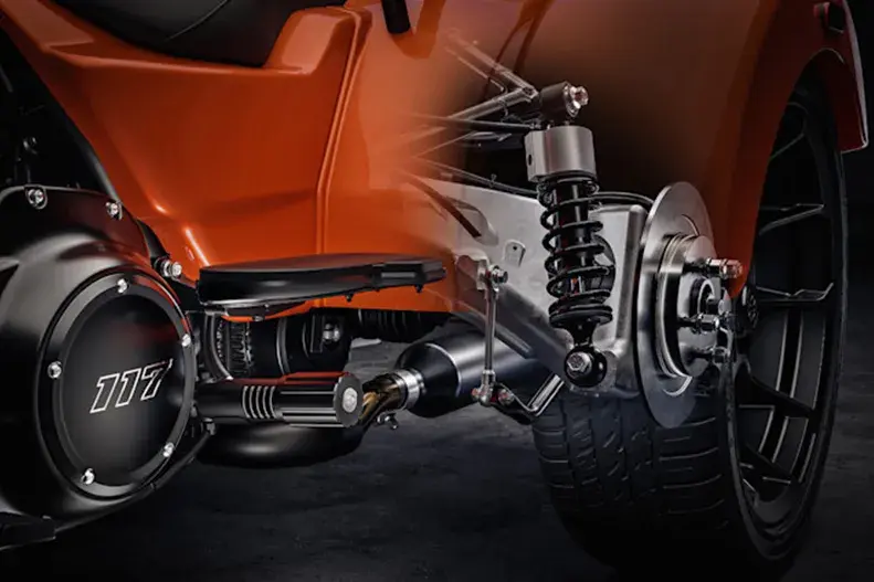 Completely Redesigned Rear Suspension