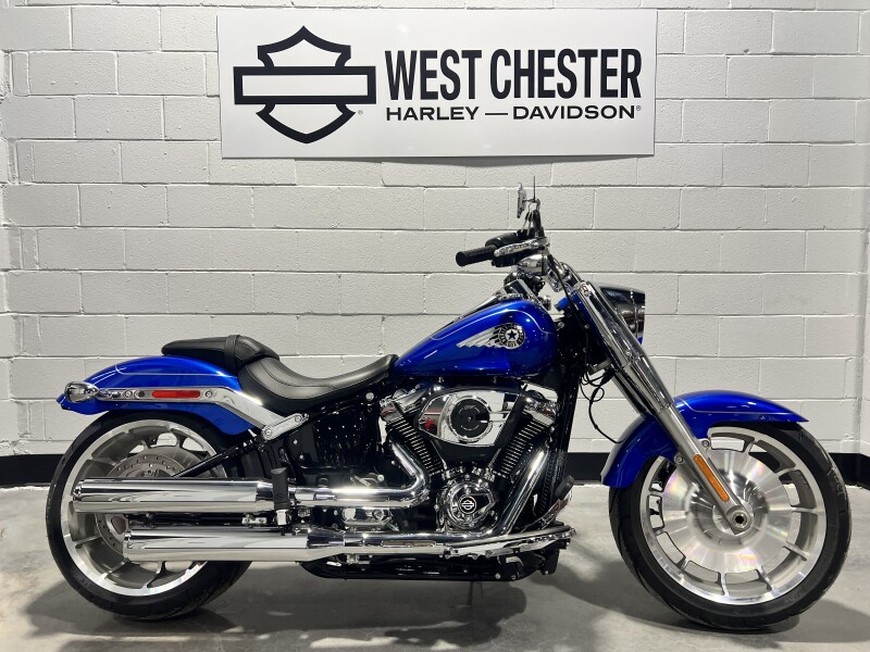 2025 Harley-Davidson® Fat Boy® Blue Burst FLFB