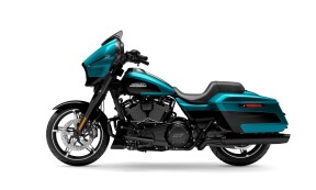 2026 Harley-Davidson® Street Glide™ Teal Thunder / Vivid Black - Black Finish thumb 2