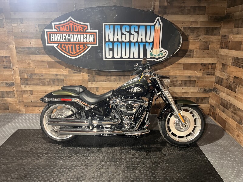 2026 Harley-Davidson® Fat Boy® Olive Steel Metallic / Vivid Black - Chrome