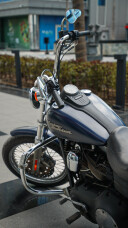 2008 Harley-Davidson® Street Bob® Dark Blue Pearl thumb 1