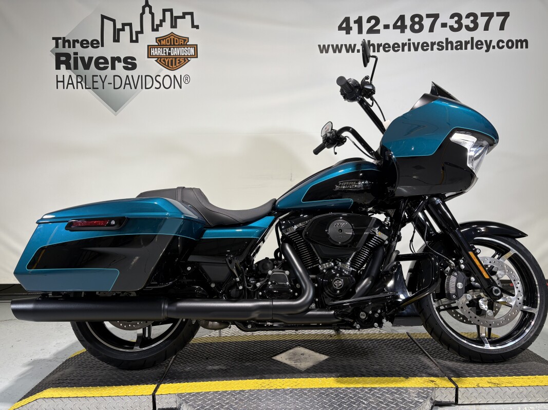 New 2026 Harley-Davidson® Road Glide™ Teal Thunder / Vivid Black