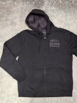 HOODIE-KNIT,BLACK