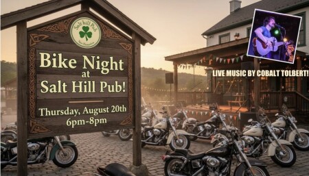 Wilkins Bike Night at Salt Hill Pub in Newport, NH!