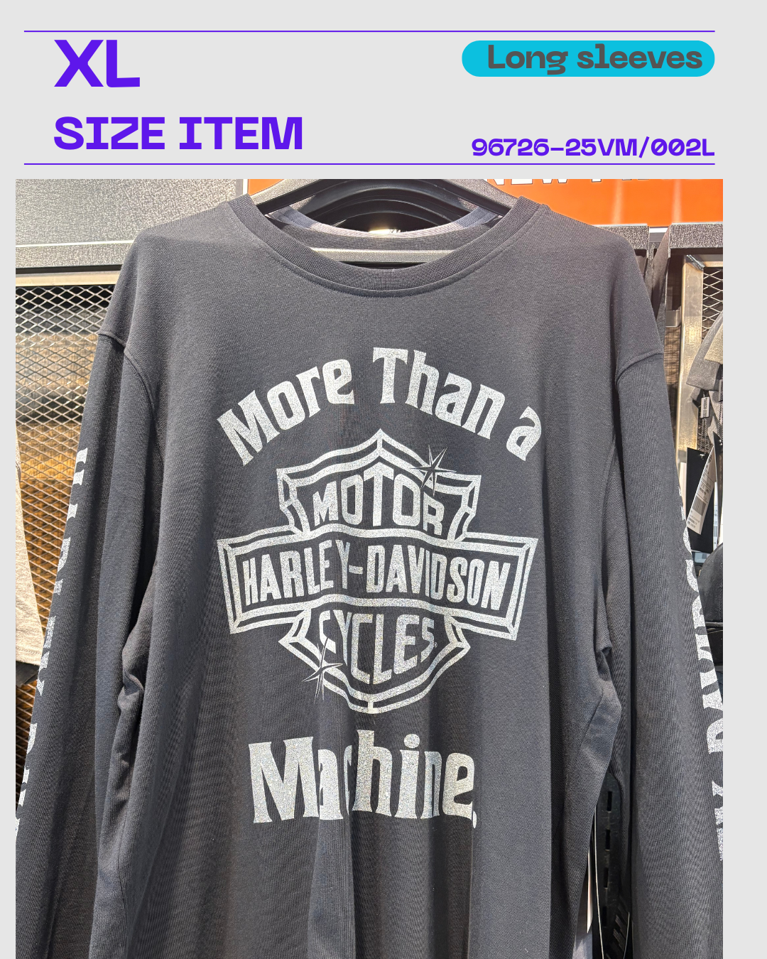 XLサイズのアパレルの店頭在庫商品について | Harley-Davidson® つくば