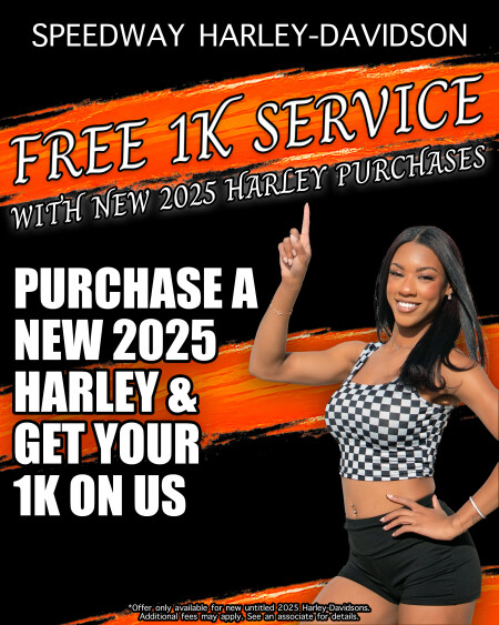 2025 New Harley 1k On Us
