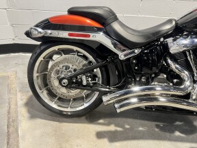 2025 Harley-Davidson® Fat Boy® Whiskey Fire / Vivid Black FLFB thumb 0