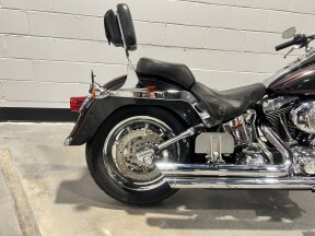 2005 Harley-Davidson® Fat Boy® Two-Tone Black Cherry Pearl and Black Pearl FLSTFI thumb 0