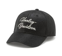 Women's Metallic Script Ballcap