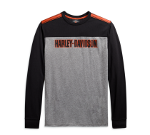 Tricou HD PERFORMANCE COLORBLOCK BLACK/ORANGE